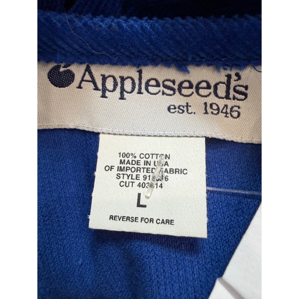 Appleseed's Royal Blue Corduroy Button Front Maxi Dress Large Cottagecore - Picture 10 of 11